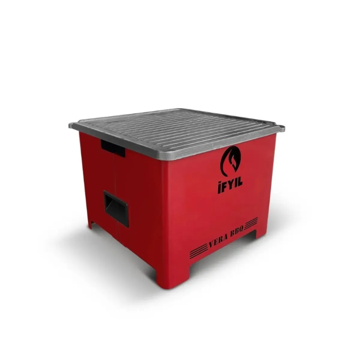 GENERICO - Parrila iFYIL Vera BBQ pellet outdoor portátil roja