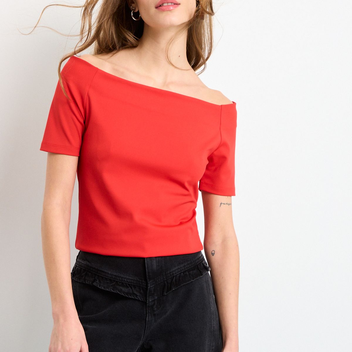 IO - Polera Sin Mangas Mujer Rojo IO