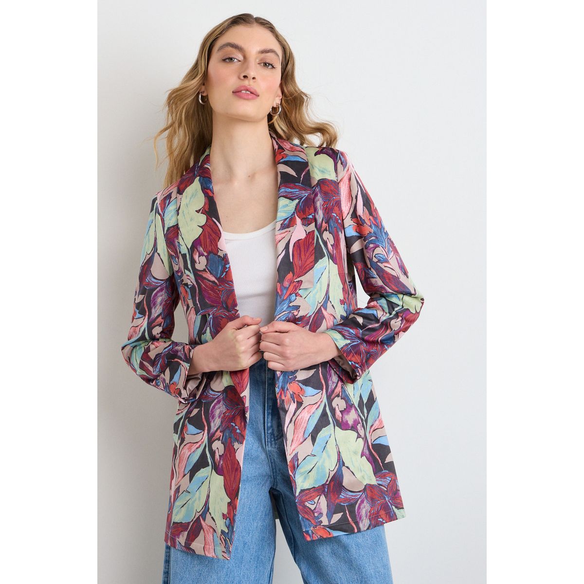 IO - Blazer Mujer Estampado IO