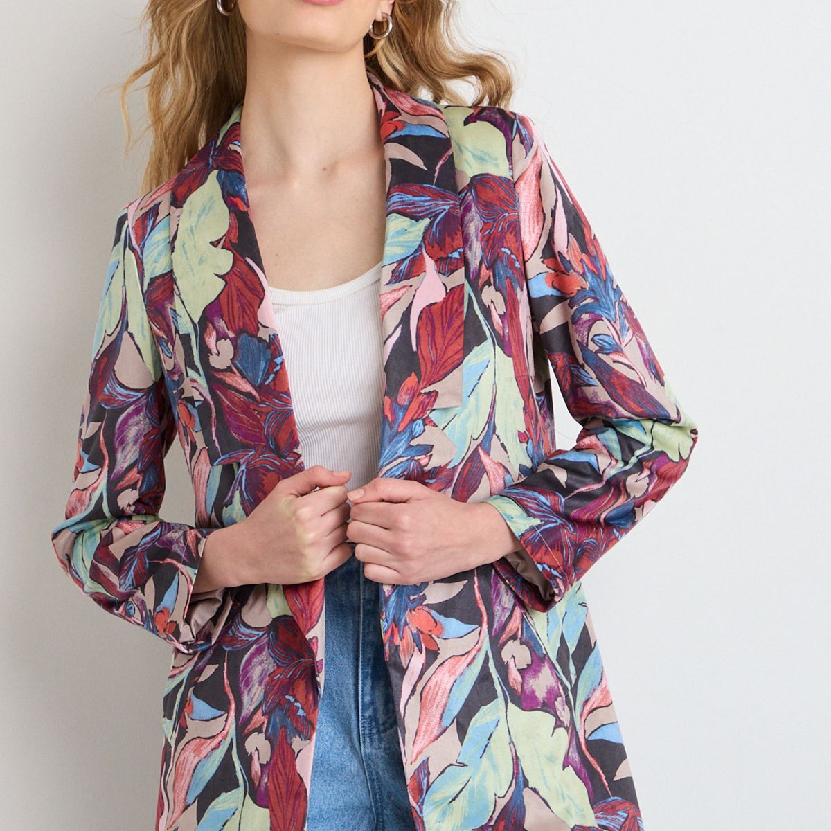 IO - Blazer Mujer Estampado IO