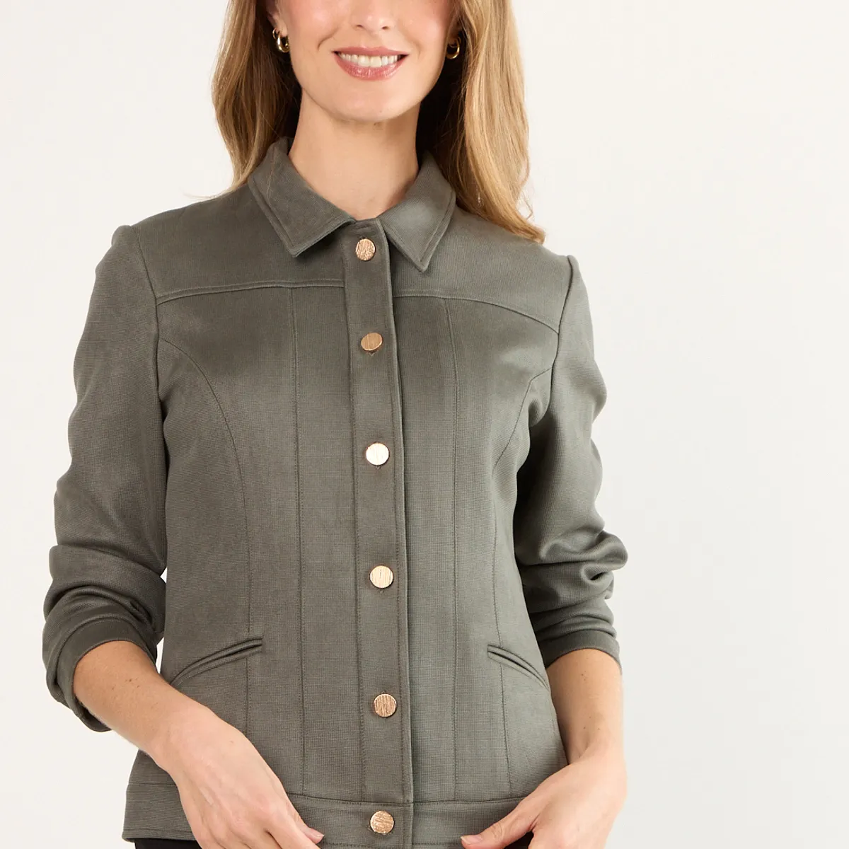 MA GRIFFE - Chaqueta Mujer Avellana Magriffe