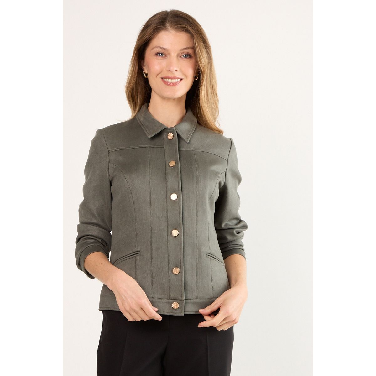 MA GRIFFE - Chaqueta Mujer Avellana Magriffe