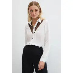 ASH - Blusas Manga Larga Mujer Crudo