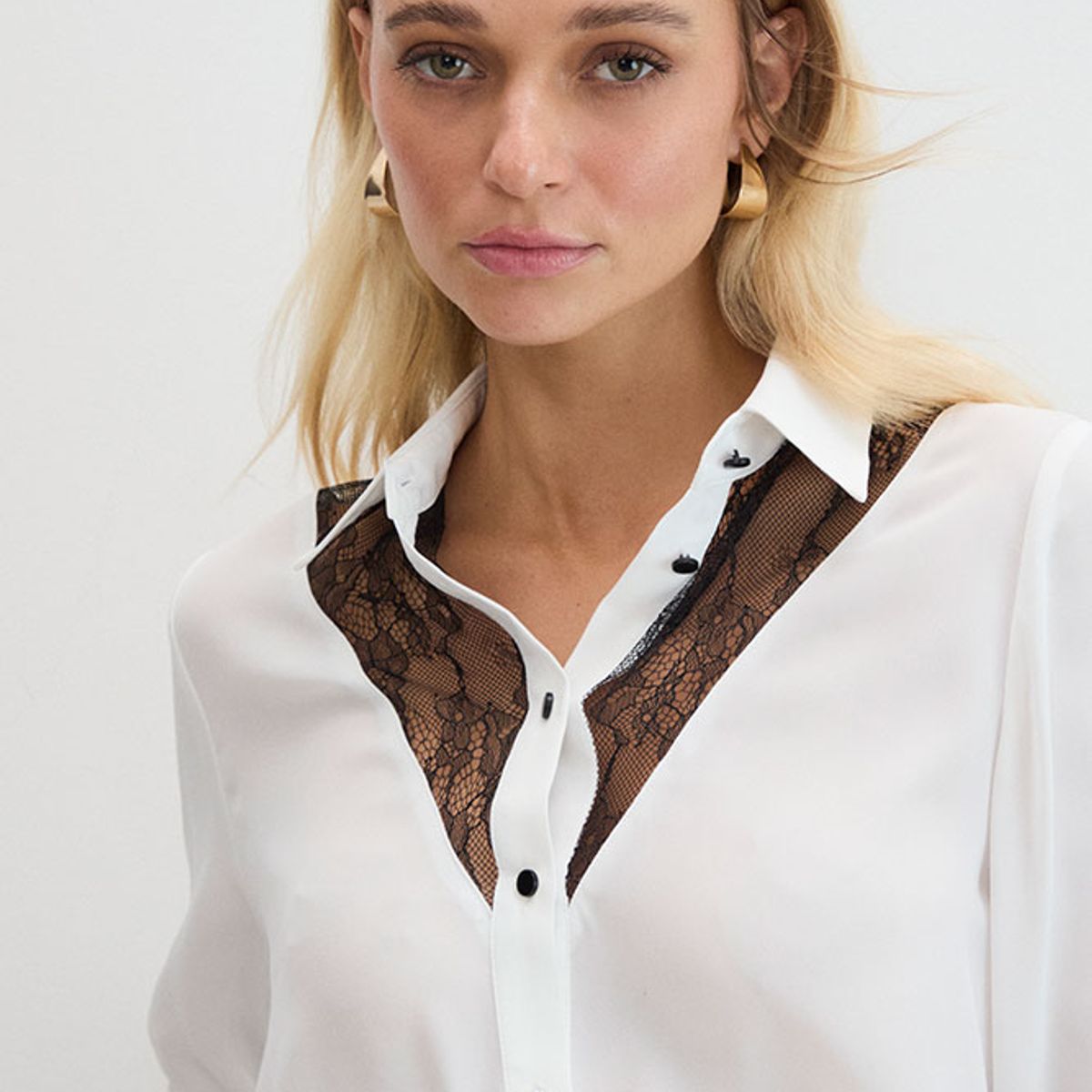 ASH - Blusas Manga Larga Mujer Crudo Ash