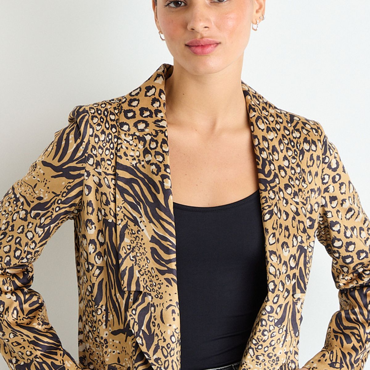 IO - Blazer Mujer Café IO