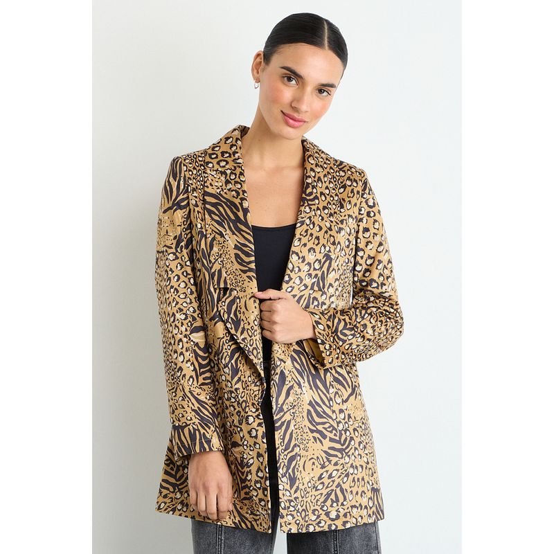 IO - Blazer Mujer Café IO