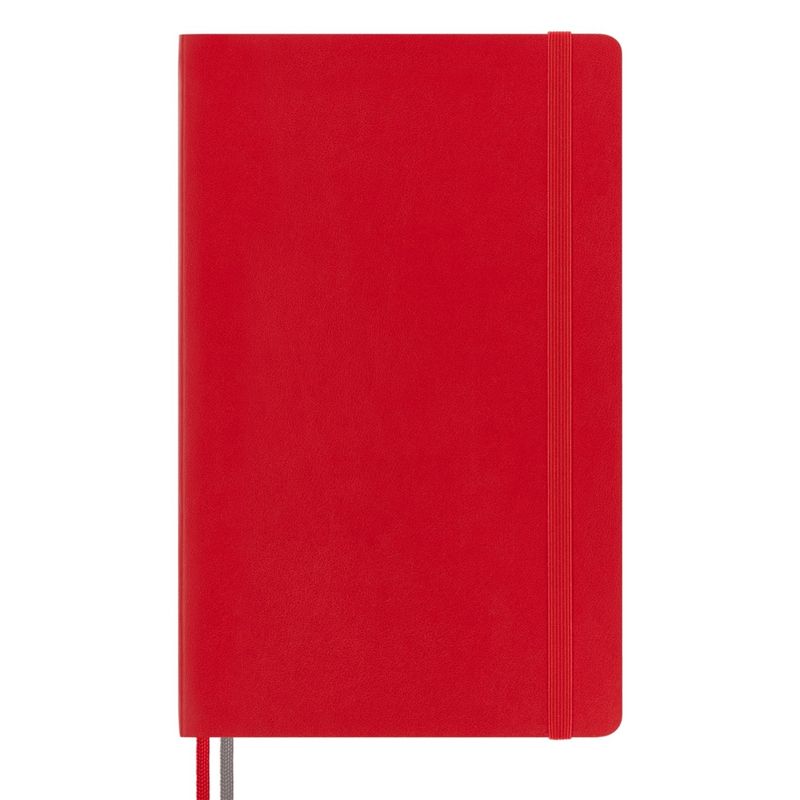 MOLESKINE - Cuaderno Moleskine expanded-Tapa Blanda-Large- Rojo-De rayas