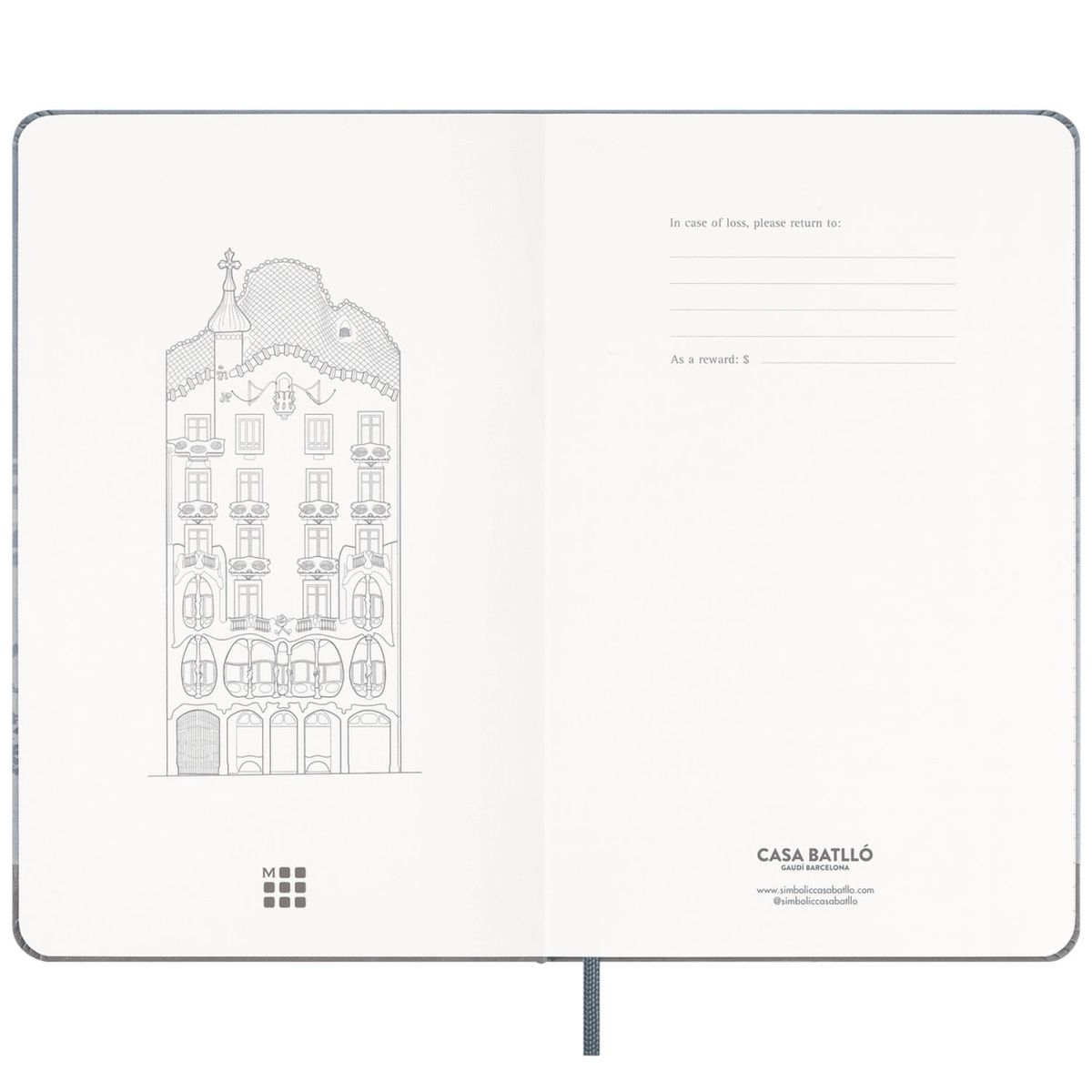 MOLESKINE - Cuaderno Moleskine Casa Batlló - Tapa dura - Large - Rayado