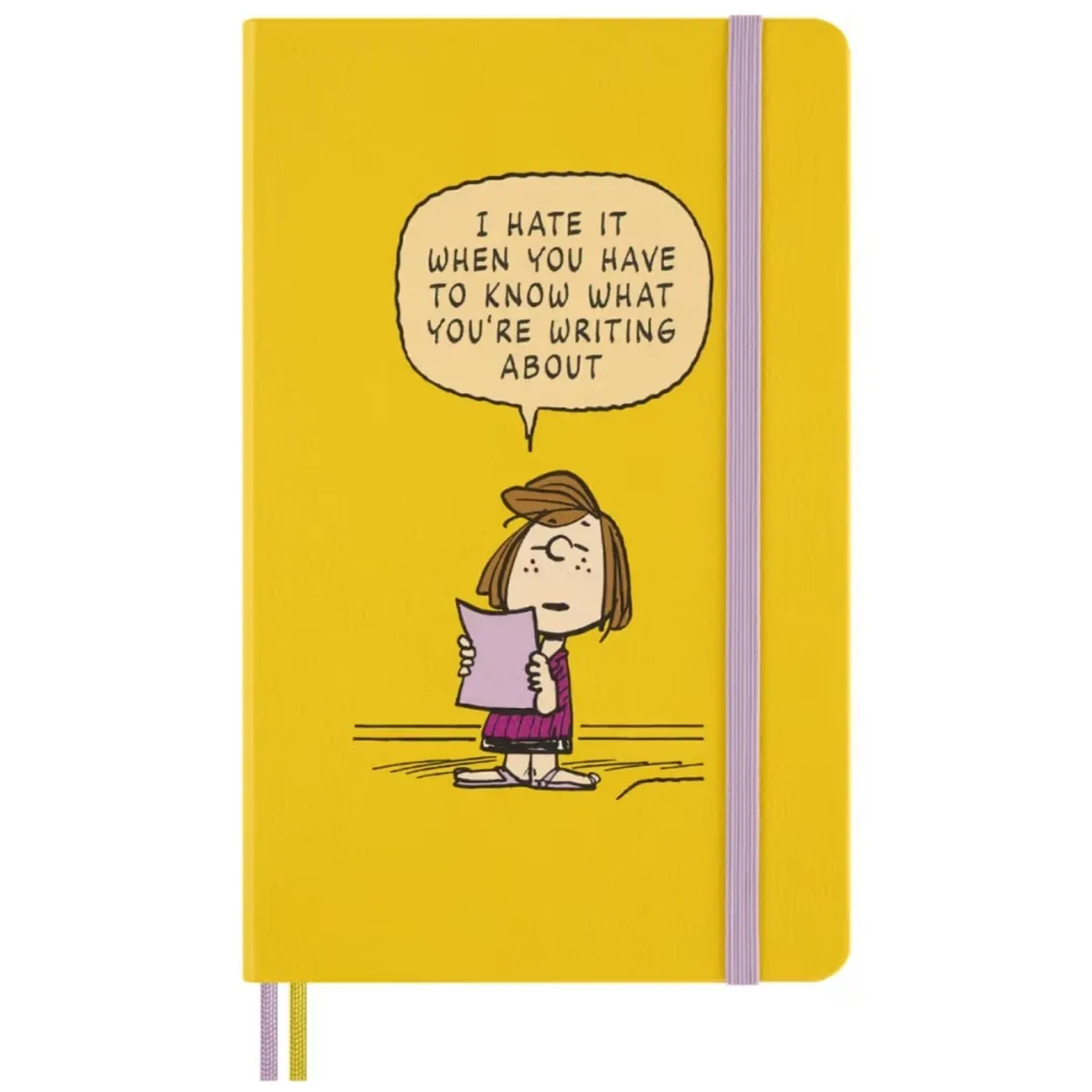 MOLESKINE - Cuaderno Peanuts Patty - Tapa dura - Large - De rayas