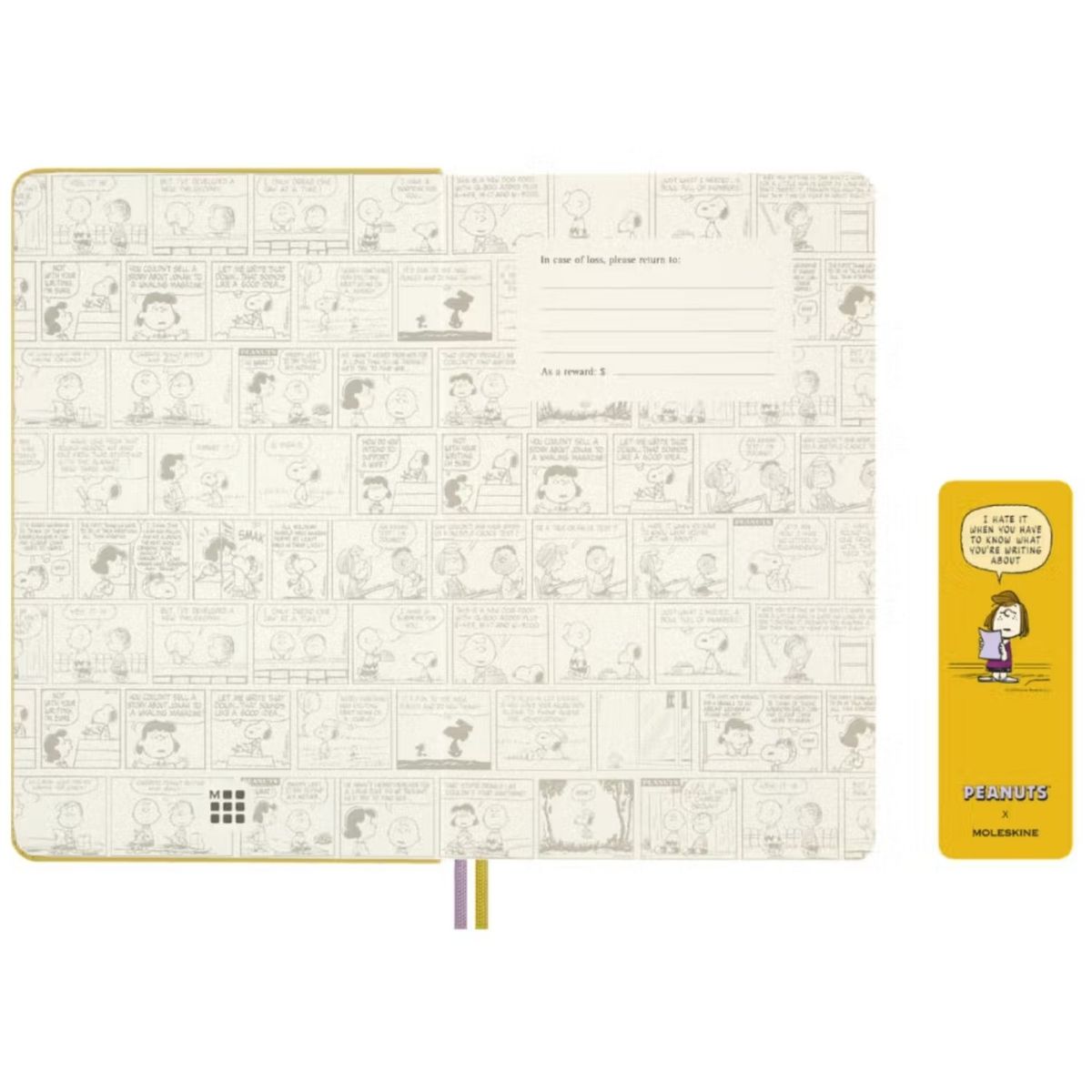 MOLESKINE - Cuaderno Peanuts Patty - Tapa dura - Large - De rayas