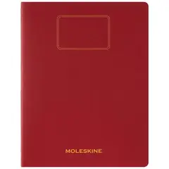 MOLESKINE - Cuaderno estudiante-Tapa Blanda-XXL -Rojo-De rayas