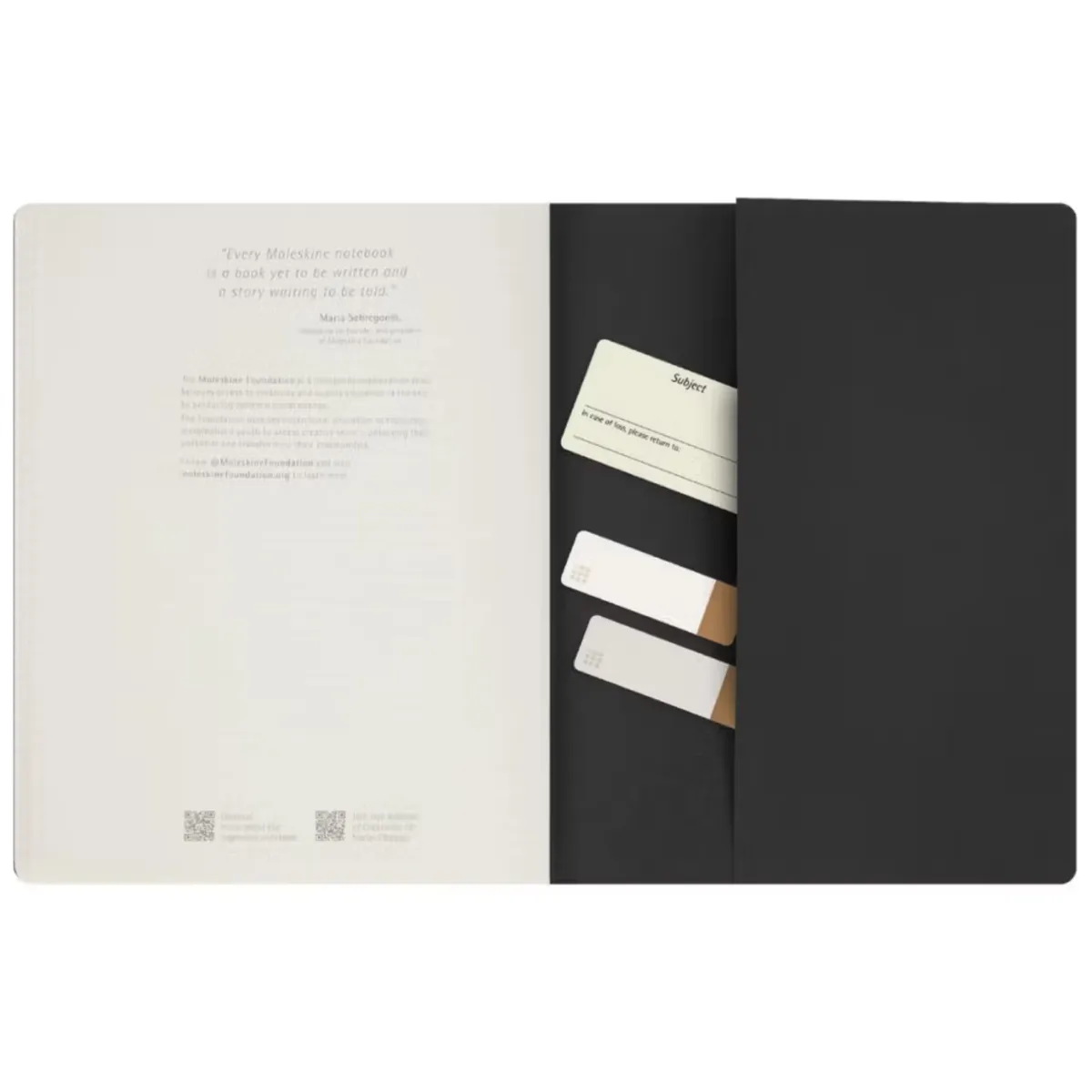 MOLESKINE - Cuaderno Moleskine estudiante-Tapa Blanda-XXL-Negro-De rayas