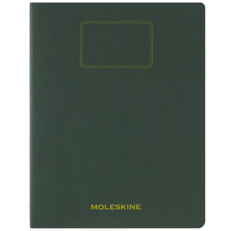 MOLESKINE - Cuaderno Moleskine estudiante -Tapa Blanda XXL -Verde -Rayas