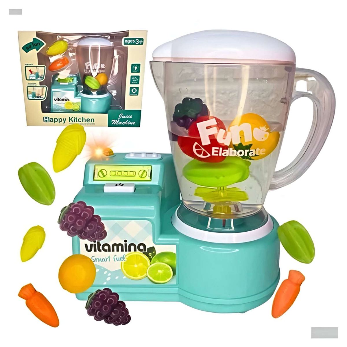 GENERICO - LICUADORA JUGUETE INFANTIL CON ACCESORIOS