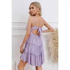 LOOK SHOP - Vestido Corto Primavera Mujer Algodón Flores. Calidad. 286