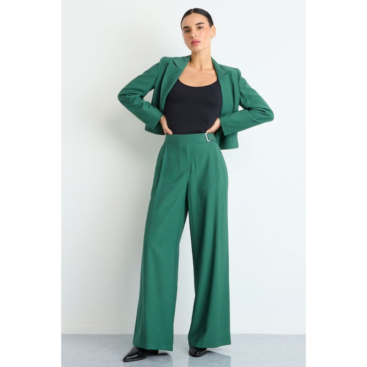 IO - Pantalon Mujer Verde Oliva IO