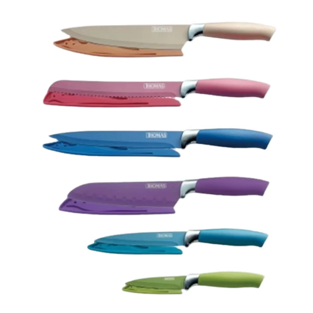 THOMAS - Set de Cuchillos Multicolor THM-02T