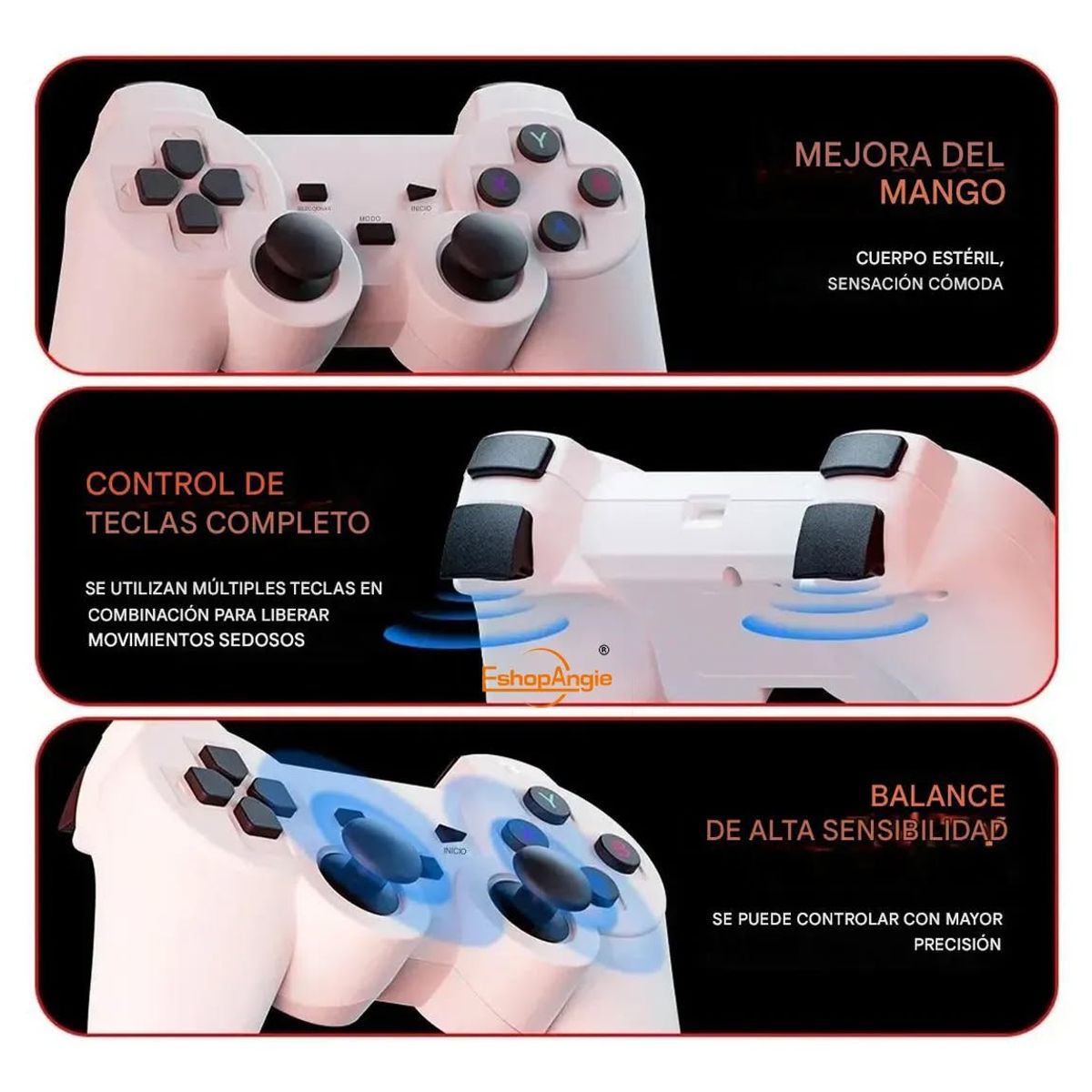 GENERICO - Proyector HY300 + consola de juegos de codigo +2 controles