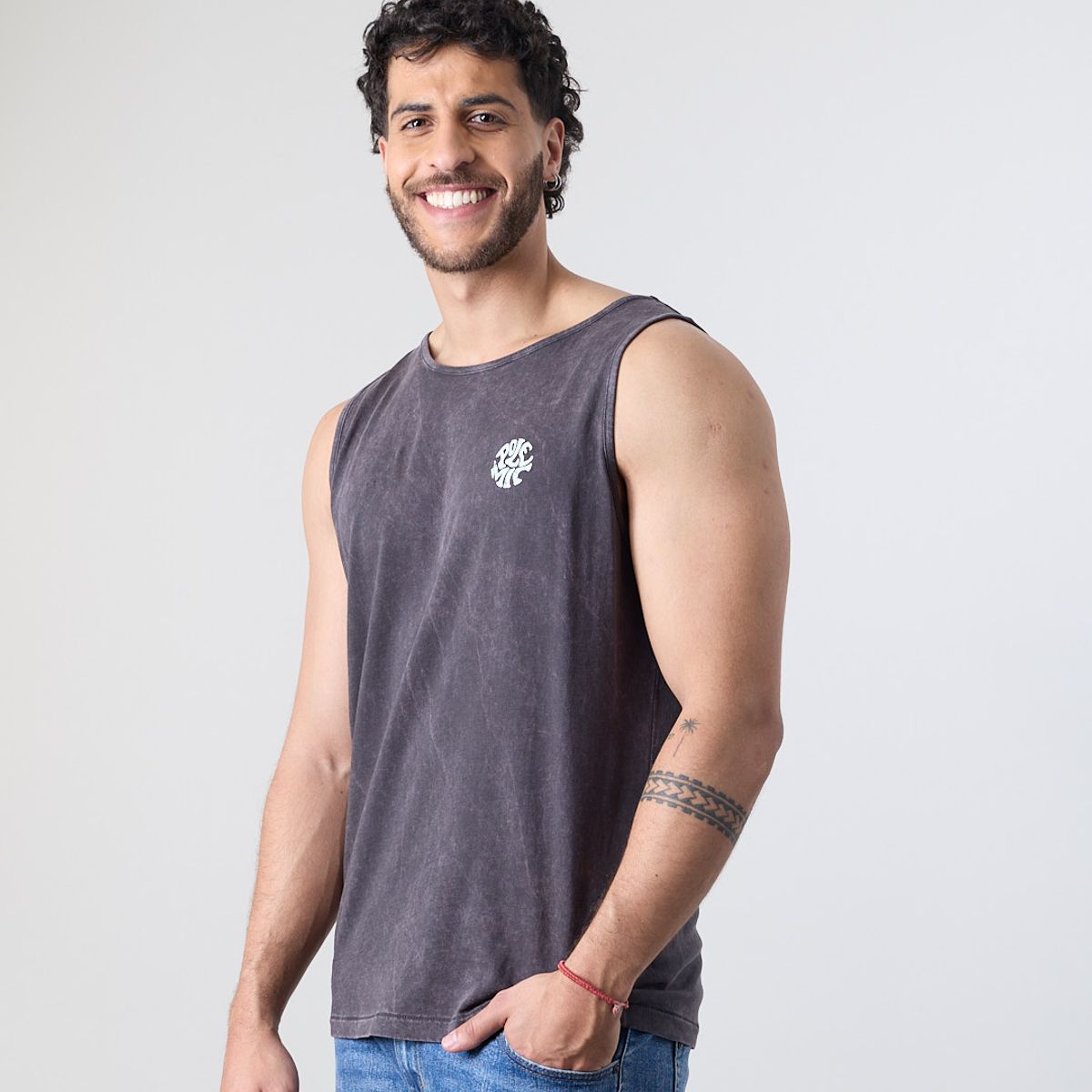 POLEMIC - Polera Musculosa de Algodón XV1790 Polemic