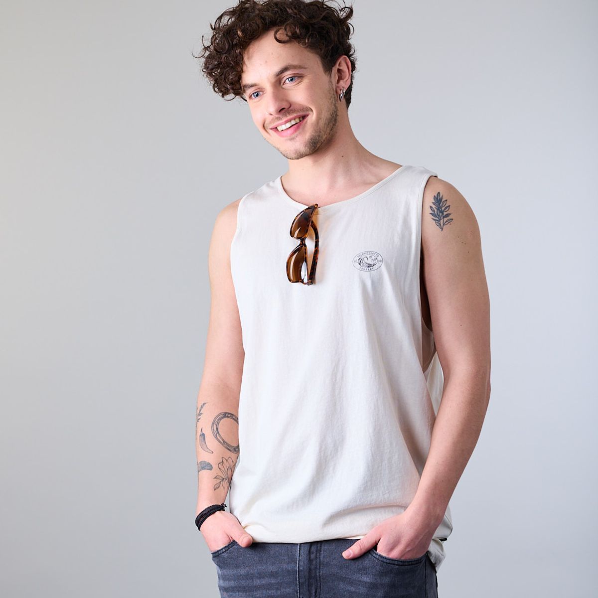POLEMIC - Polera Musculosa de Algodón XV1791 Polemic