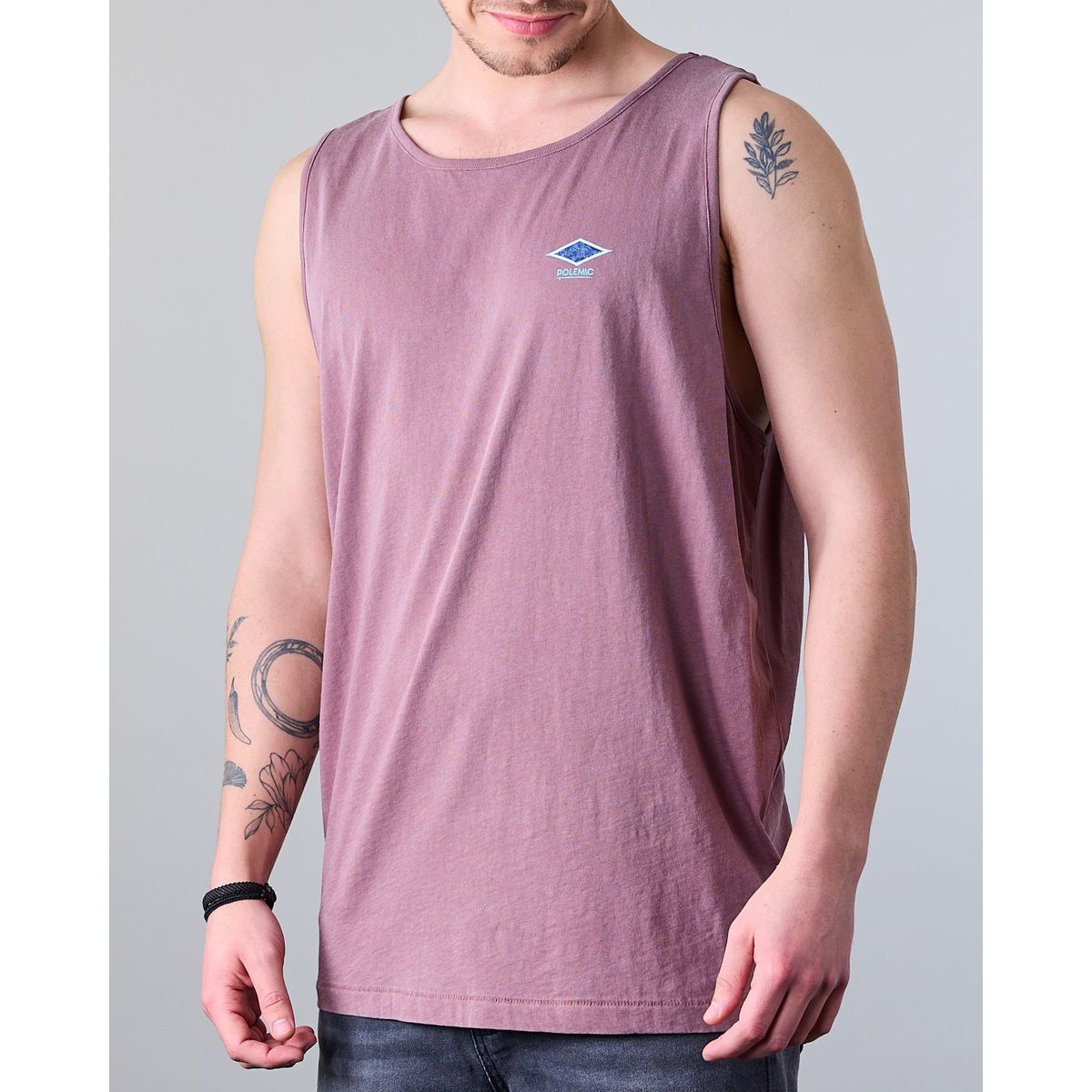 POLEMIC - Polera Musculosa de Algodón XV1792 Polemic