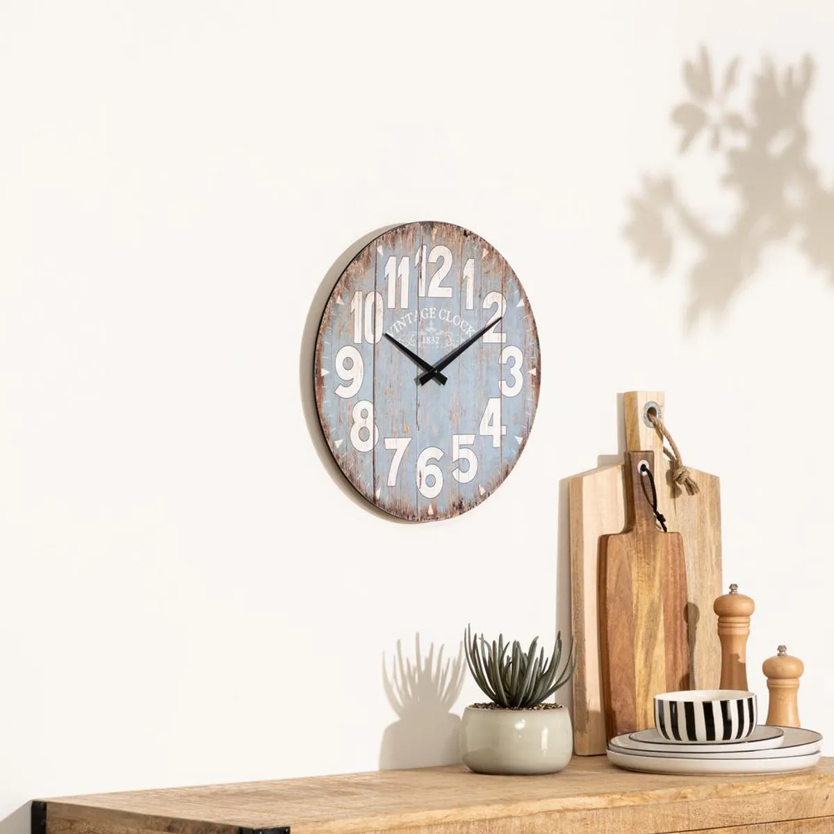 ATMOSPHERA - Reloj Alex 38 Cm Atmosphera - Celeste - Tamano Unico