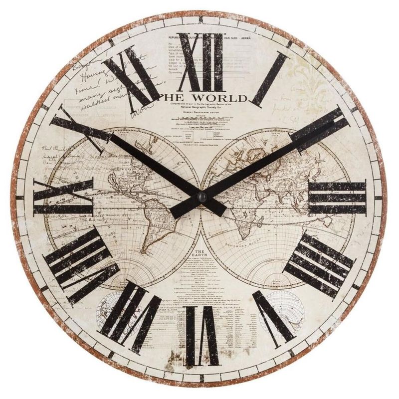 ATMOSPHERA - Reloj Boris Surtidos 29 cm Atmosphera - Blanco - Tamano Unico