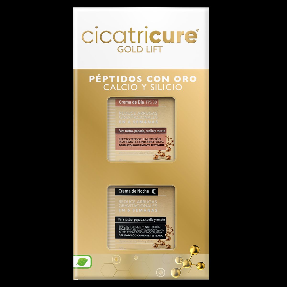 CICATRICURE - PACK  GOLD LIFT CREMA DIA + GOLD LIFT CREMA NOCHE