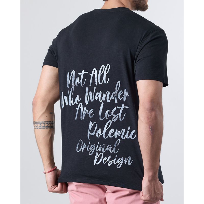 POLEMIC - Polera hombre manga corta tipo Bambu XV1710 Polemic