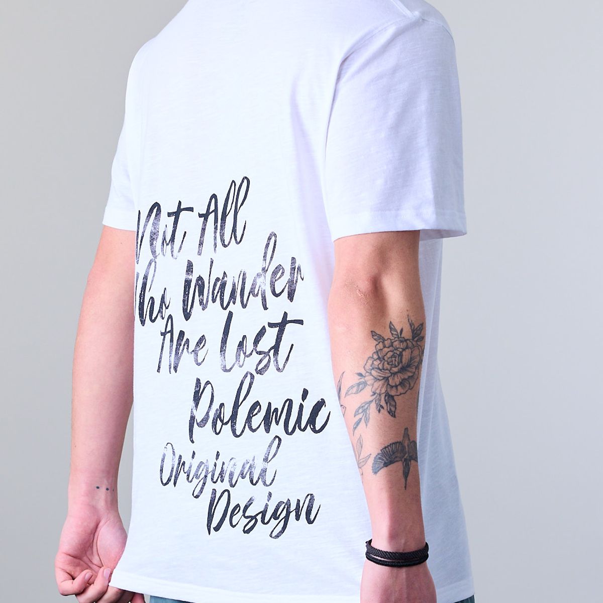 POLEMIC - Polera hombre manga corta tipo Bambu XV1710 Polemic