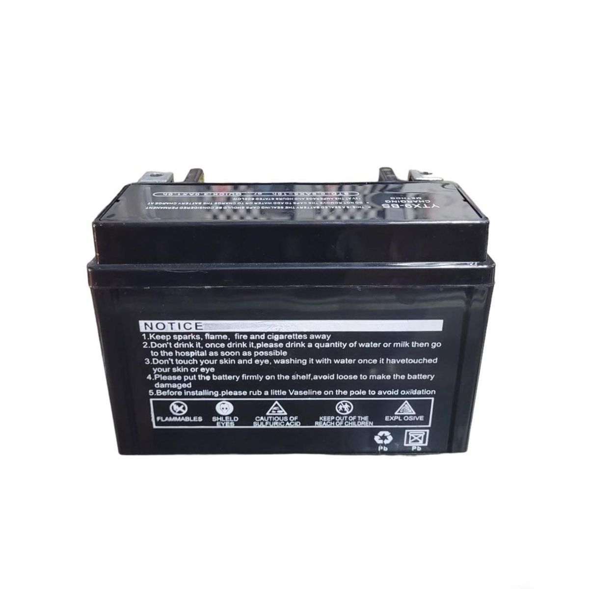 GENERICO - Bateria para Moto Himalayan BS4 - BS6