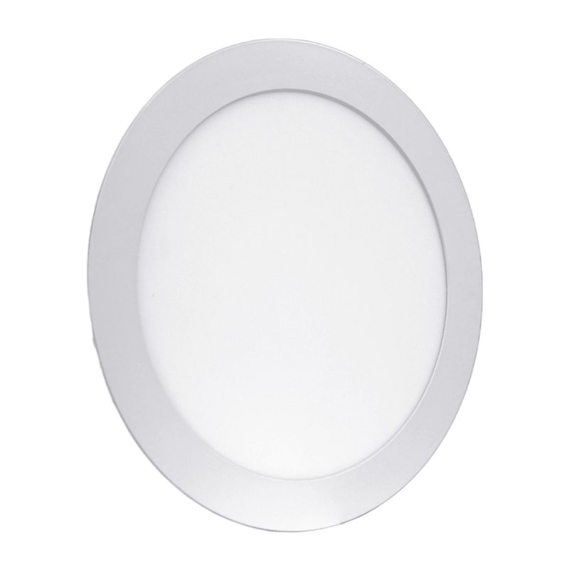 GENERICO - PANEL LED ECO EMBUTIDO REDONDO 18W FRIO
