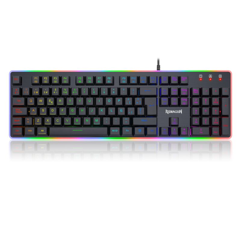 REDRAGON - Teclado Gamer Redragon Dyaus 2 K509 RGB Negro