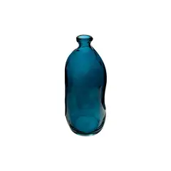 ATMOSPHERA - Jarrón Vidrio Reciclado 35 cm - Azul