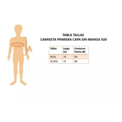 Imagen 2 del producto Camiseta Primera Capa Sin Manga Deportiva Primavera 920