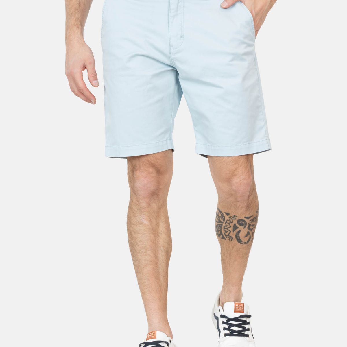 MAUI AND SONS - Bermuda Makoa Turquesa Hombre Maui And Sons - Celeste