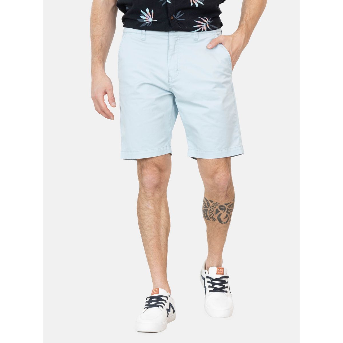 MAUI AND SONS - Bermuda Makoa Turquesa Hombre Maui And Sons - Celeste