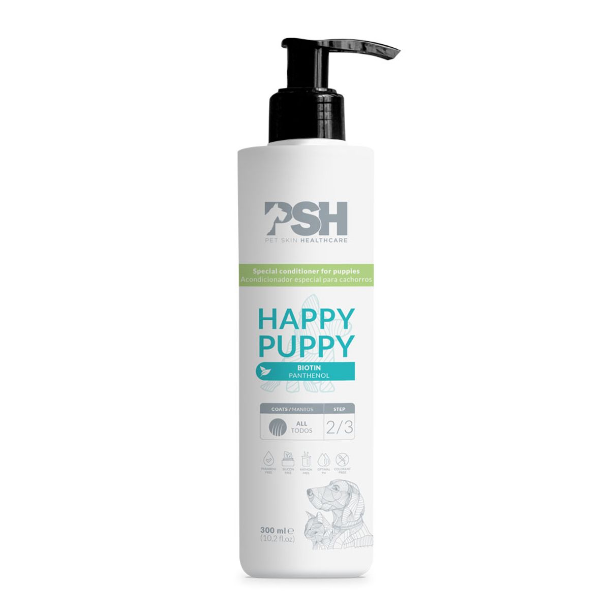 GENERICO - Acondicionador para Cachorros Happy Puppy PSH 300 ml