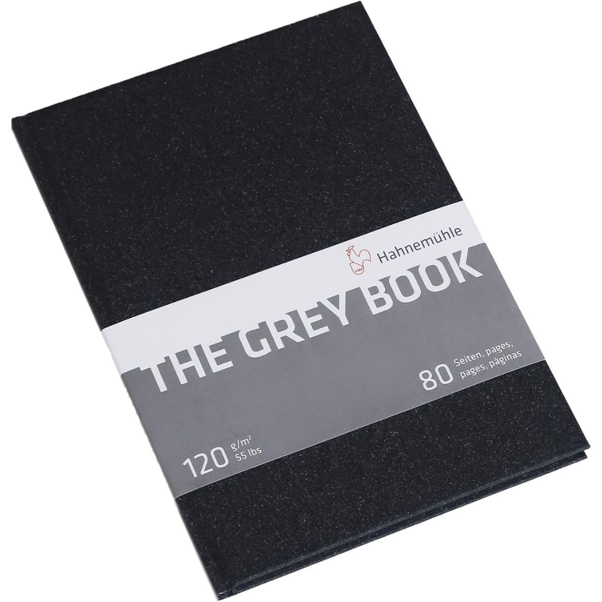 HAHNEMUHLE - Libreta Dibujo Hahnemuhle Hojas Grises 120gr 40h A5 15x21cm