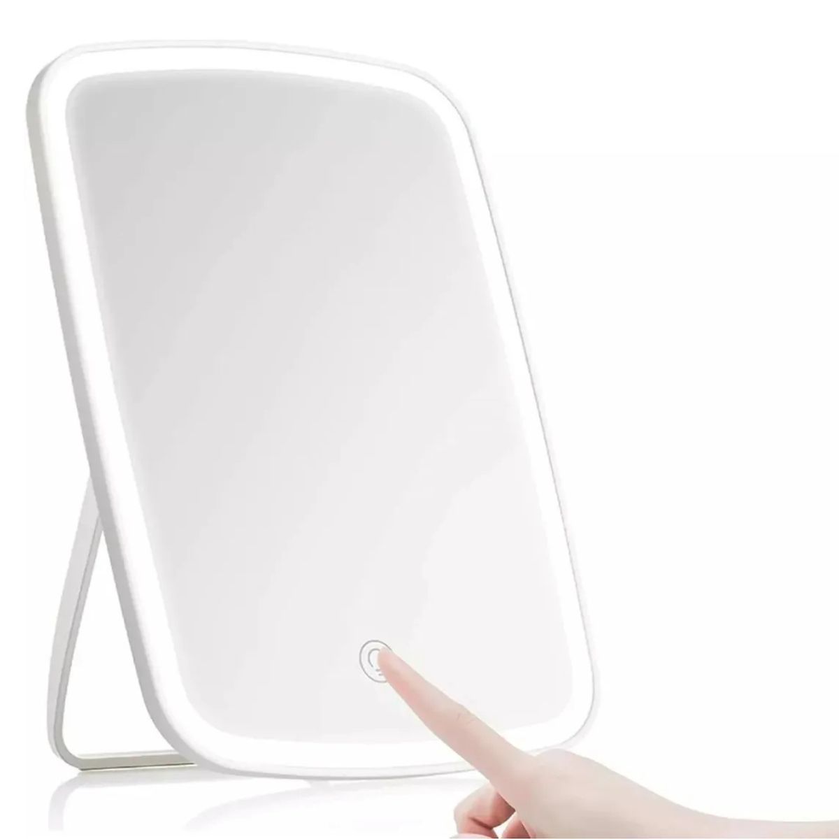 GENERICO - Espejo Rectangular Led Con Luz Ideal Para Maquillaje