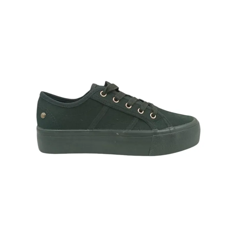 HERIEL - Zapatilla Negra Plataforma Mujer