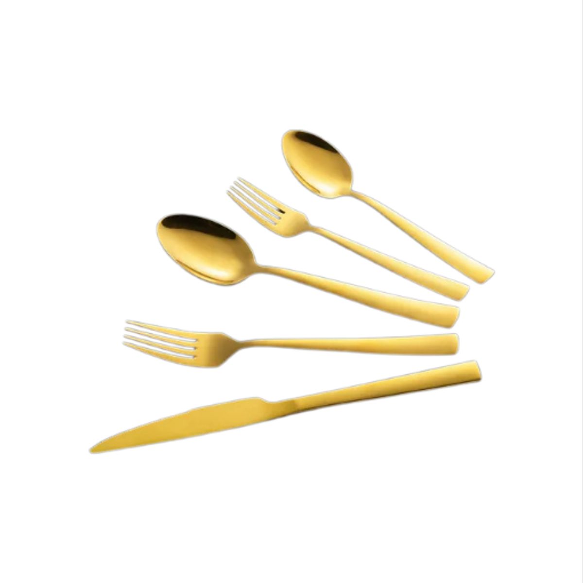 GENERICO - Cuchilleria dorado para cocina hogar
