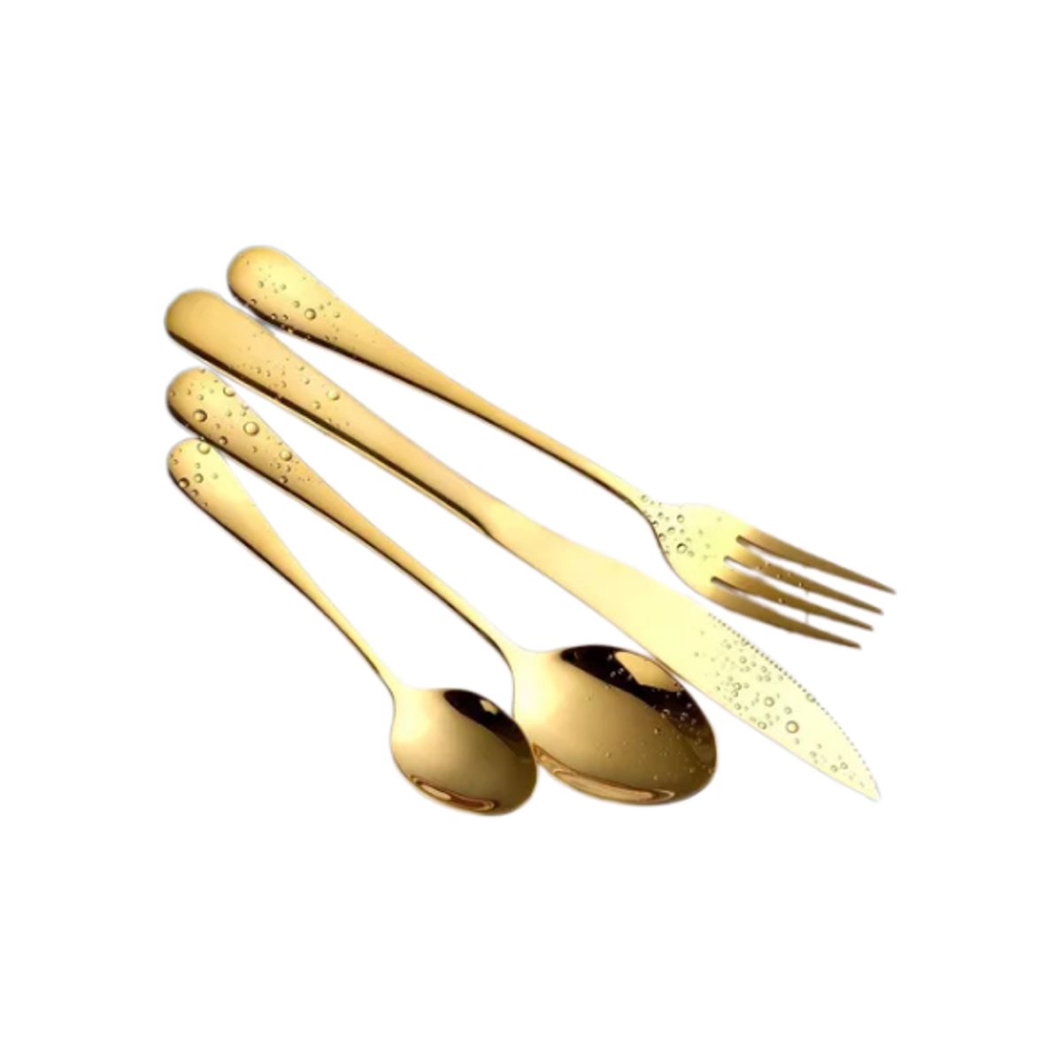 GENERICO - Cuchillería cubiertos lujo maleta amarillo