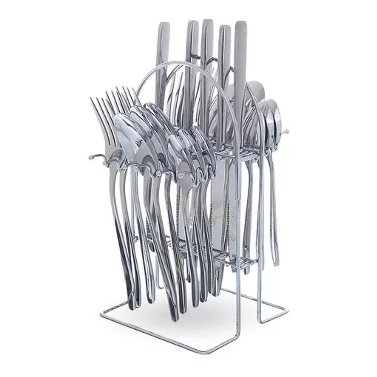 GENERICO - Cubiertos cuchilleria color plata