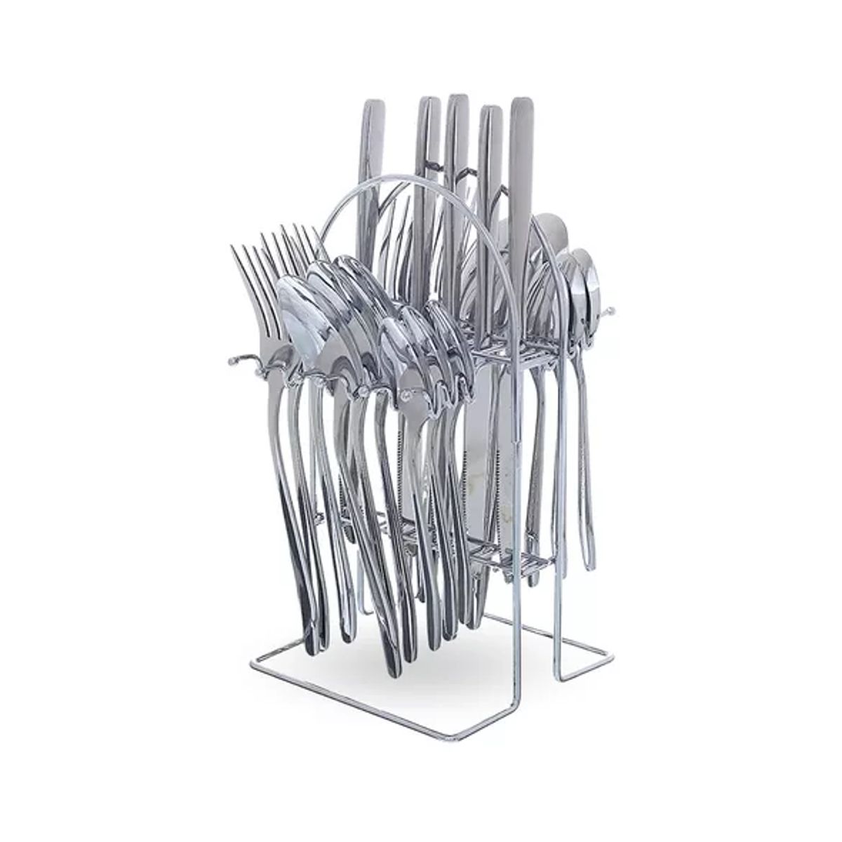 GENERICO - Cubiertos cuchilleria color plata