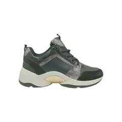 HERIEL - Zapatilla Negra Plataforma Mujer