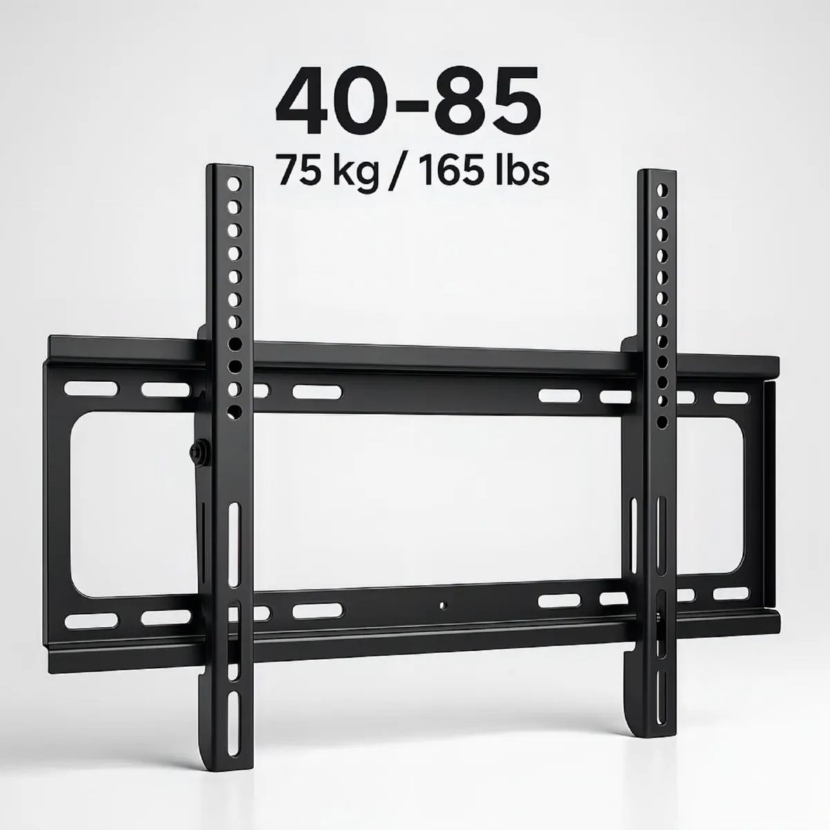 GENERICO - Soporte Led Plasma Lcd Tv De 40 A 80 Pulgadas 75kg Color Negro