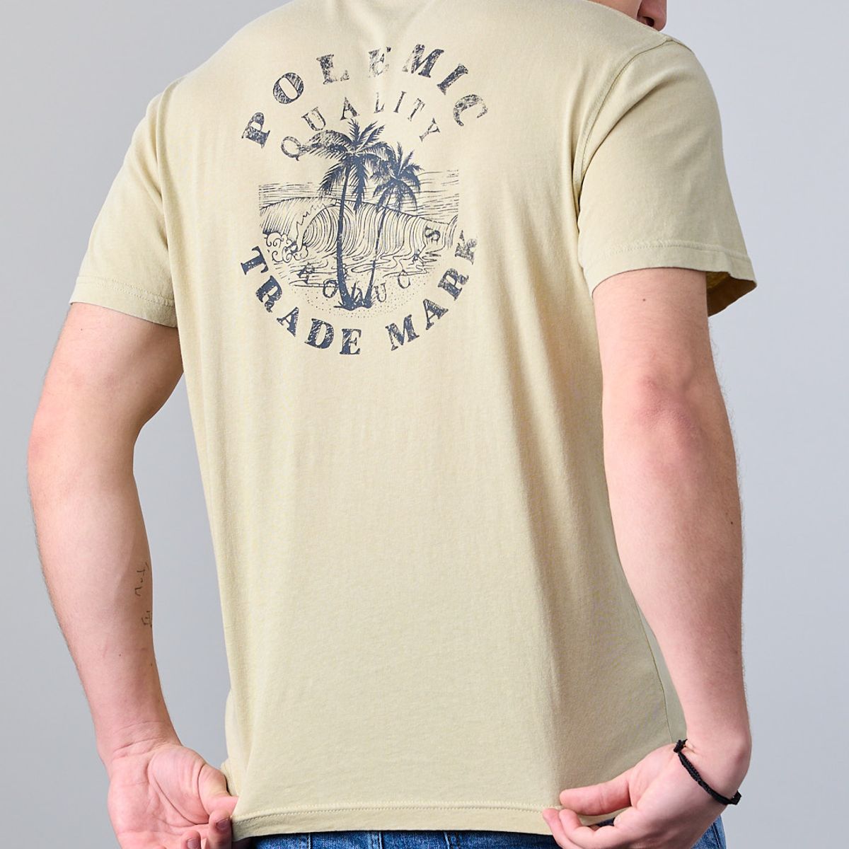 POLEMIC - Polera junior manga corta Beach XV1372 Polemic