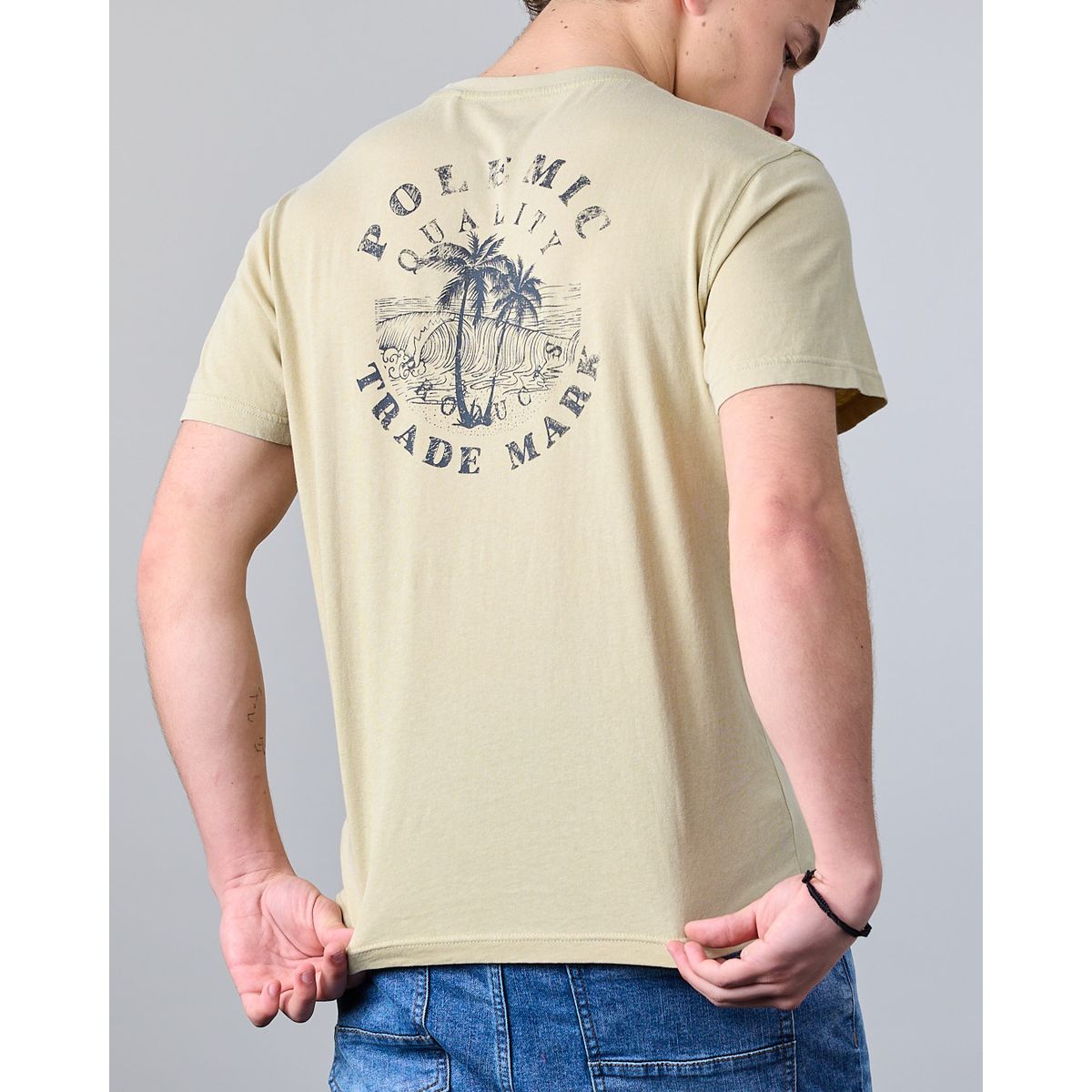 POLEMIC - Polera junior manga corta Beach XV1372 Polemic