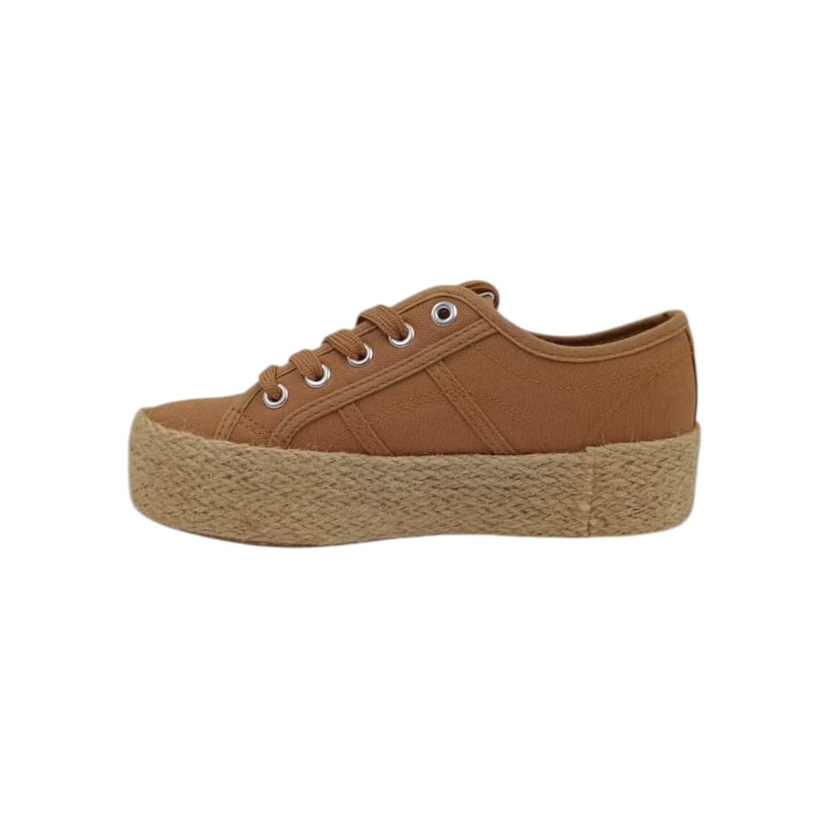 HERIEL - Zapatilla Khaki Plataforma Mujer